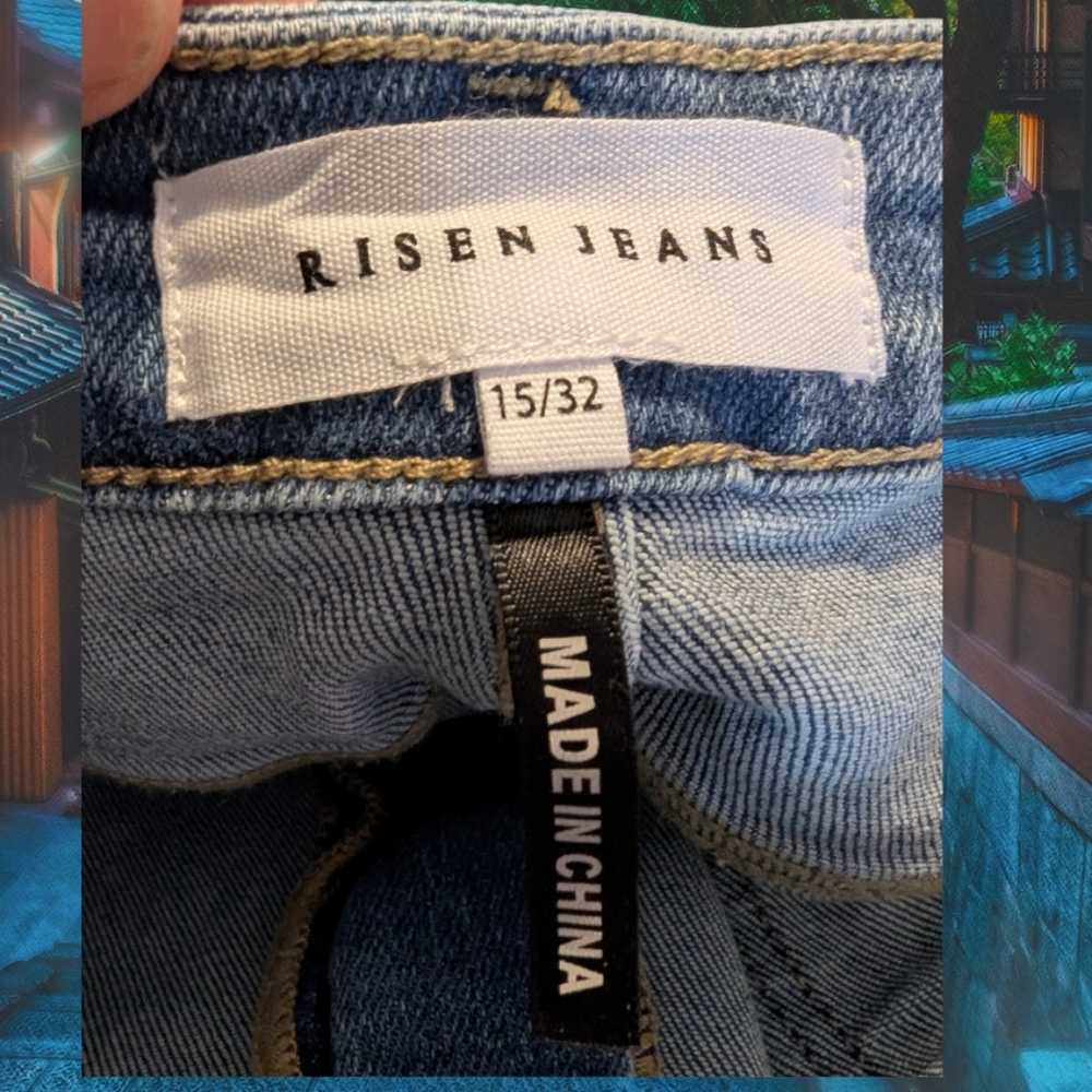 High Rise Blue Jeans - Picture 8 of 10
